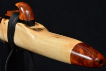 White Church Maple Native American Flute, Minor, Mid B-4, #F16C